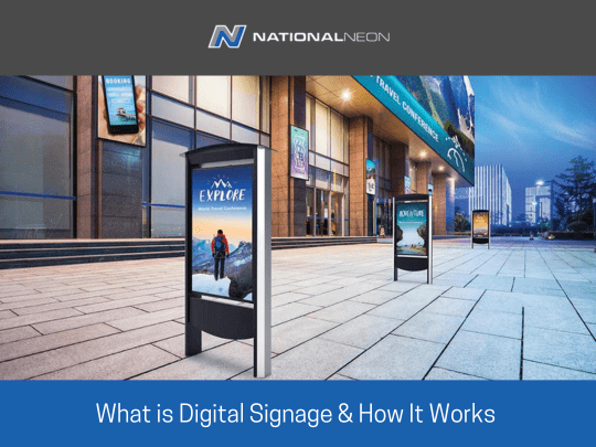 What is Digital Signage & How it works