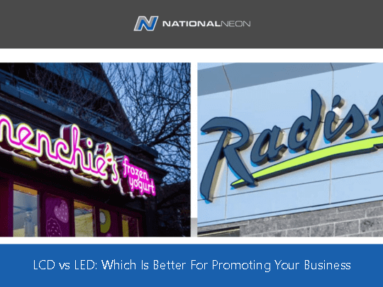 lcd vs led which is better for promoting your business