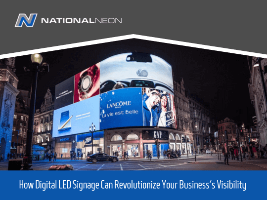 digital led signs can revolutionize your business's visibility