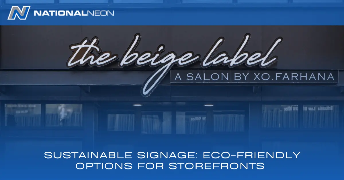 Eco-Friendly Options for Storefronts