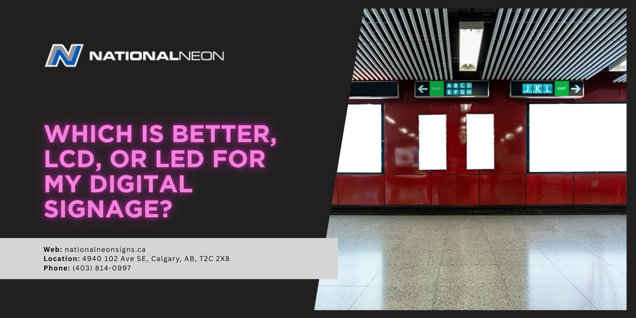 LCD vs LED digital signage