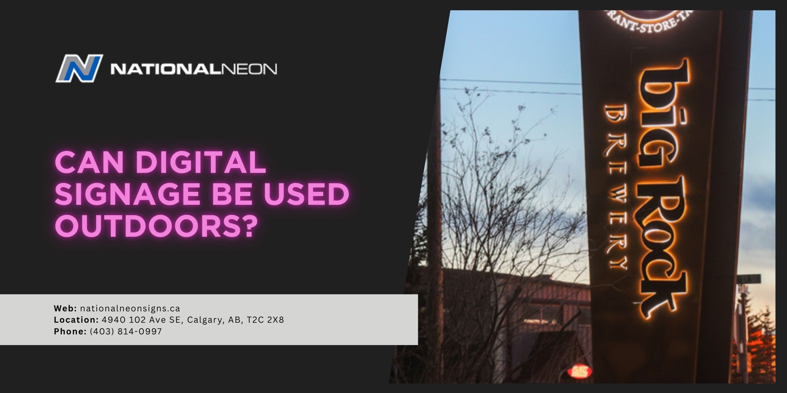 outdoor digital signage