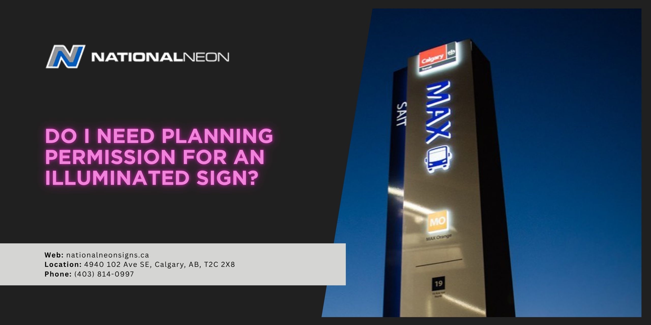 Do I Need Planning Permission For an Illuminated Sign