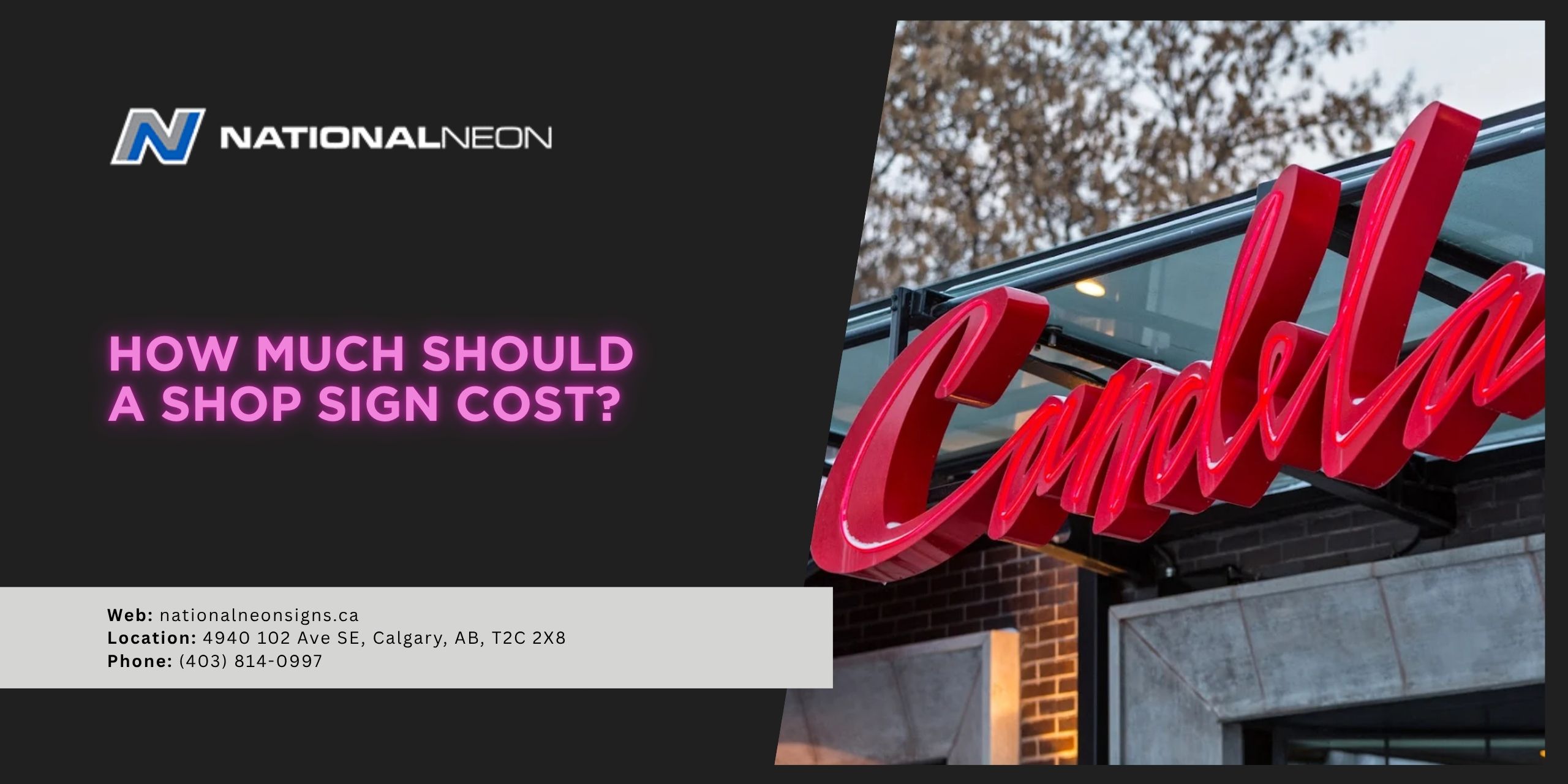 How Much Should a Shop Sign Cost