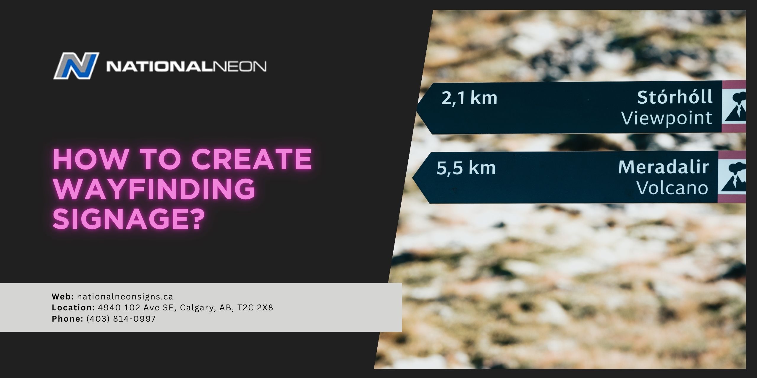 how to create wayfinding signage