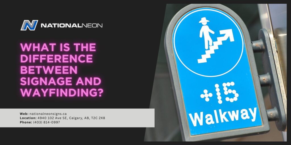 What Is The Difference Between Signage And Wayfinding?