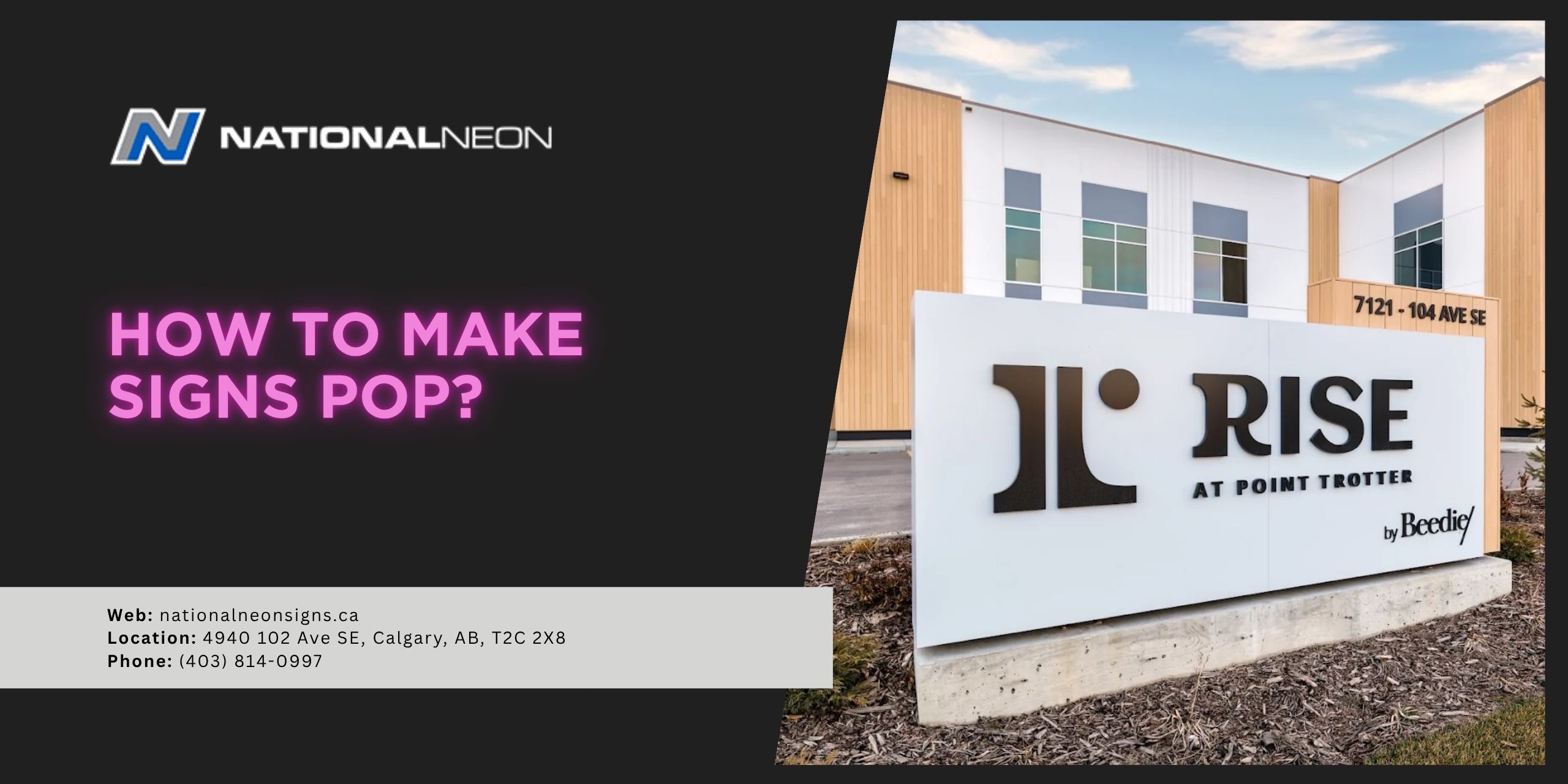 How to Make Signs Pop | Make signs pop