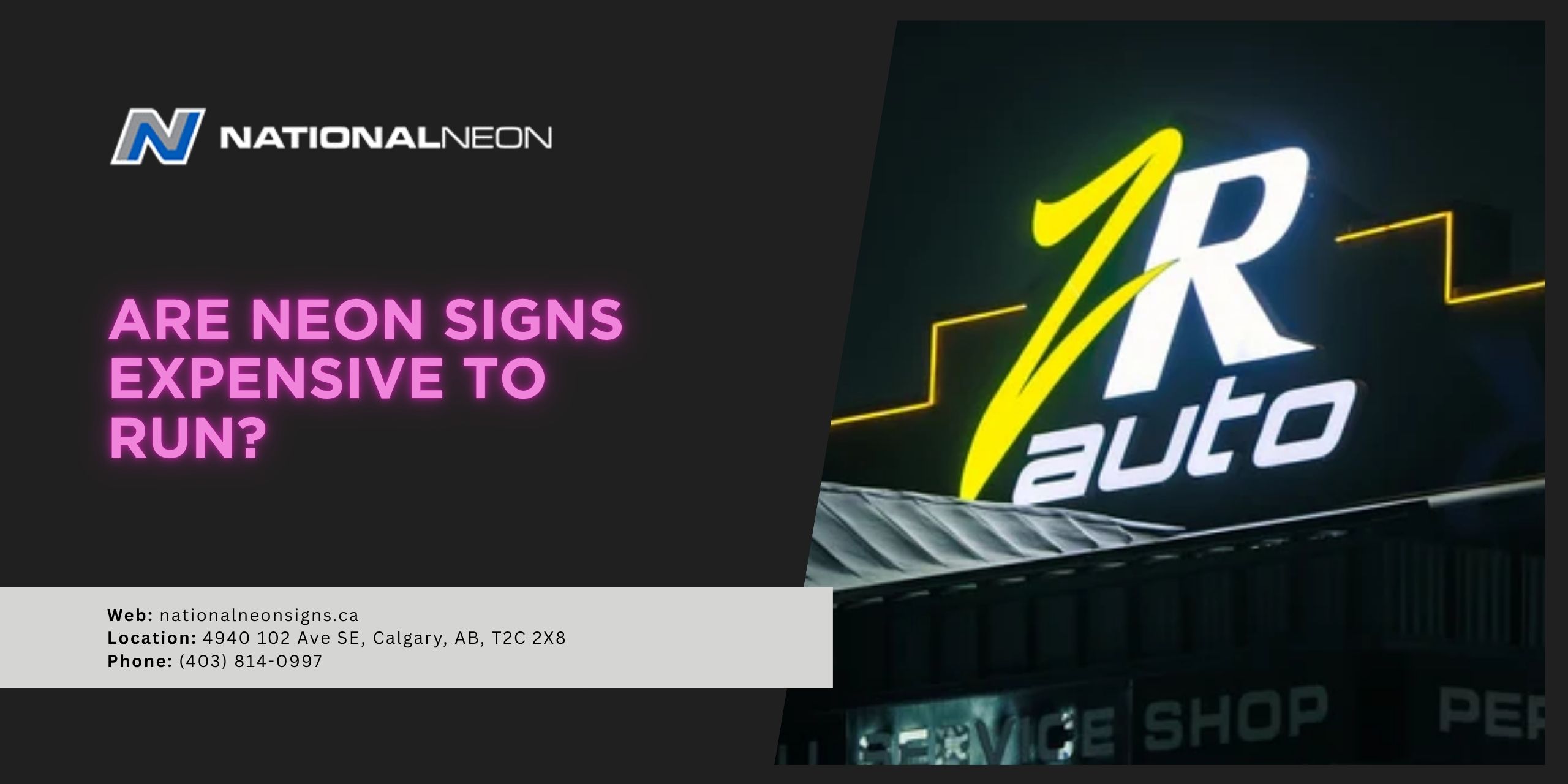 Are Neon Signs Expensive to Run?