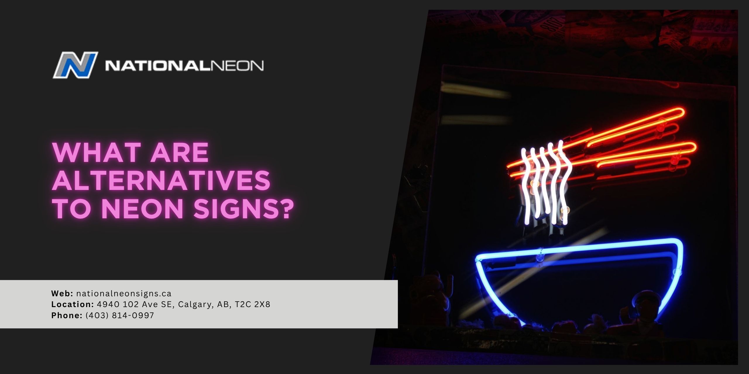 Alternatives to Neon Signs Canada